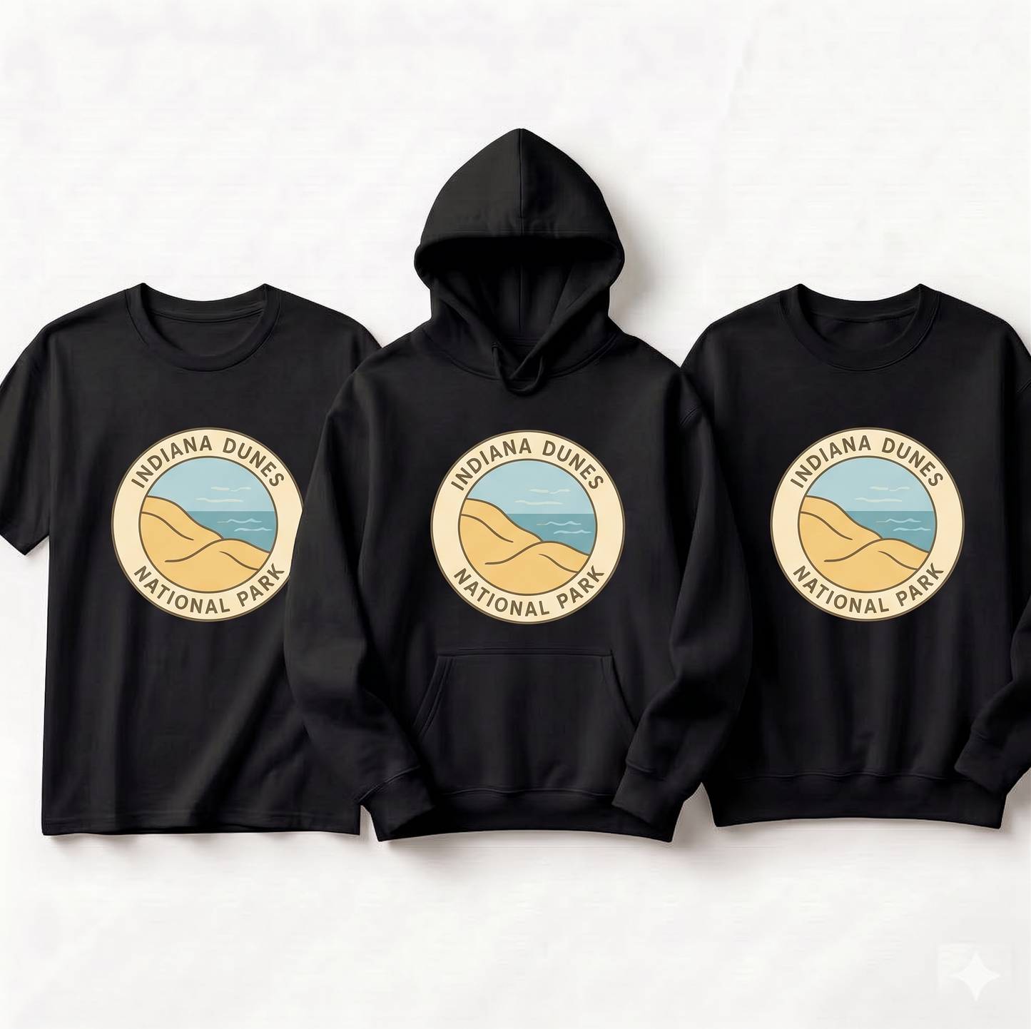 Custom Indiana Dunes National Park Shirt, Vintage Nature Hoodie, Retro Hiking Sweatshirt, National Park Souvenir Apparel