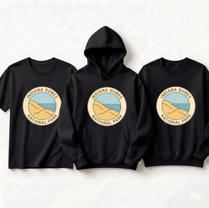 Custom Indiana Dunes National Park Shirt, Vintage Nature Hoodie, Retro Hiking Sweatshirt, National Park Souvenir Apparel