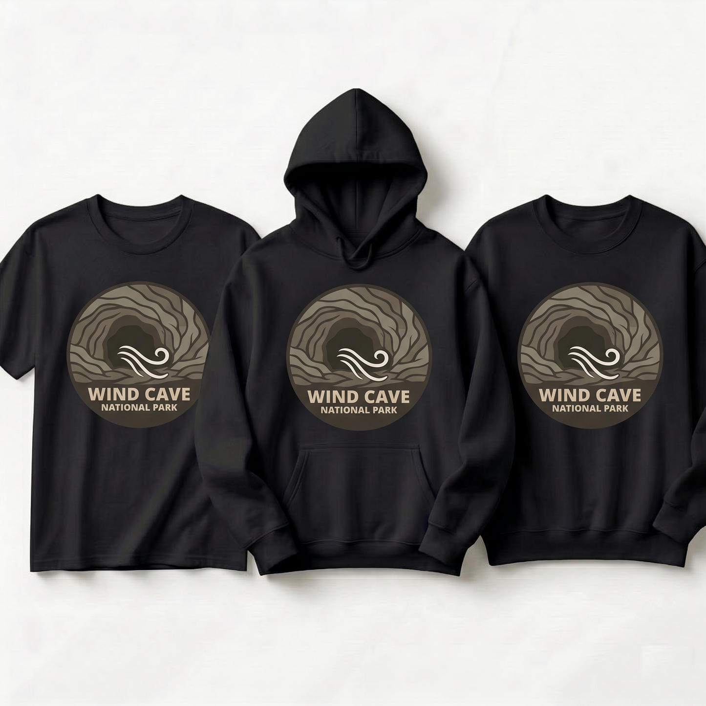 Wind Cave National Park Shirt, Retro National Park Hoodie, Custom South Dakota Vacation Sweatshirt, Minimalist Nature Lover Gift