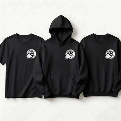 Custom Football Club Gift - Champions Soccer Ball Apparel - Personalized Youth Soccer Hoodie - Soccer Coach Gift - Gameday Team Wear