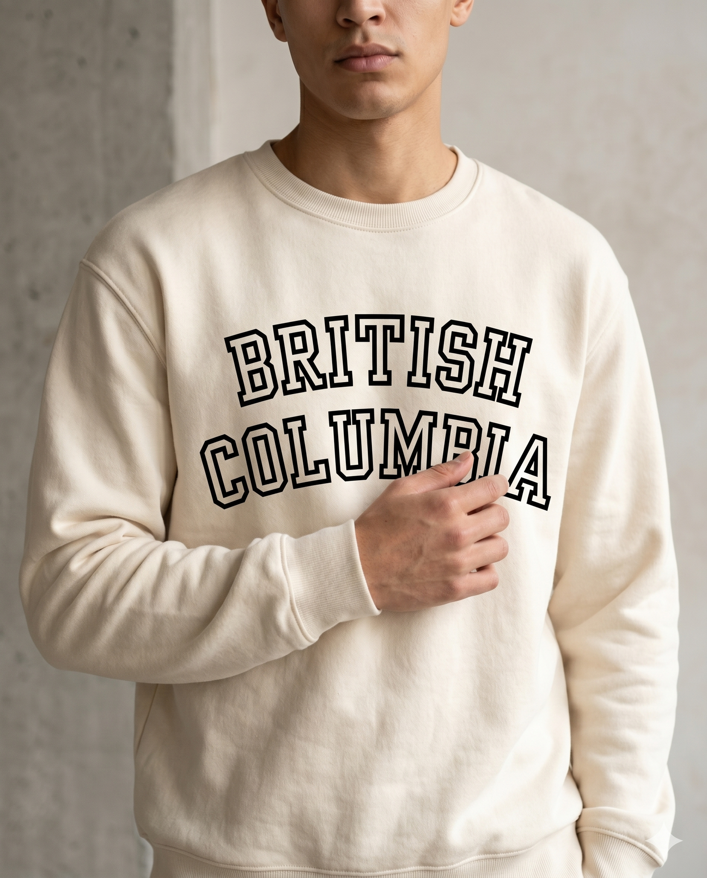 Custom British Columbia Varsity Hoodie | Personalized  Sweatshirt | Collegiate Style British Columbia T-Shirt | Unisex Minimalist Apparelie