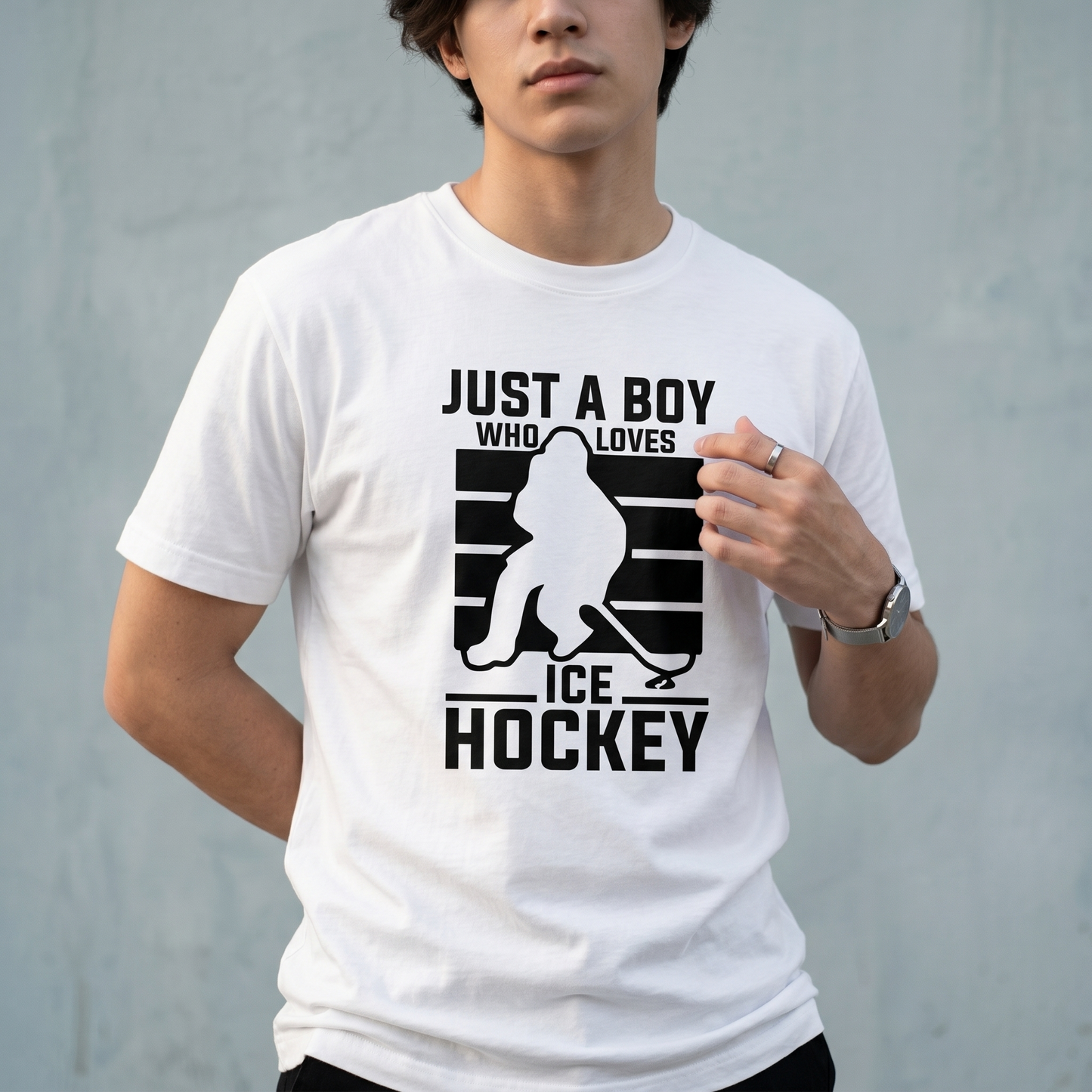 Custom Ice Hockey Hoodie for Boys, Youth Hockey Gift with Name, Hockey Player Sweatshirt, Custom Ice Hockey Team Apparel,