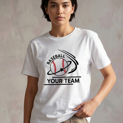 Custom Baseball Team Hoodie, Personalized Baseball Shirt with Team Name, Custom Baseball Player Sweatshirt, Baseball Mom Apparel