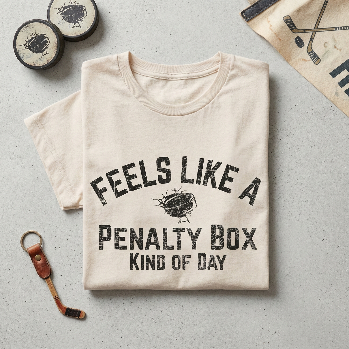 Penalty Box Sweatshirt | Funny Hockey Puck Tee, Hockey Mom Dad Gift