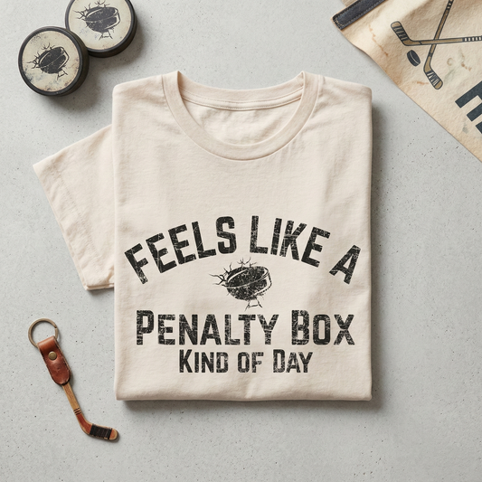 Penalty Box Sweatshirt | Funny Hockey Puck Tee, Hockey Mom Dad Gift