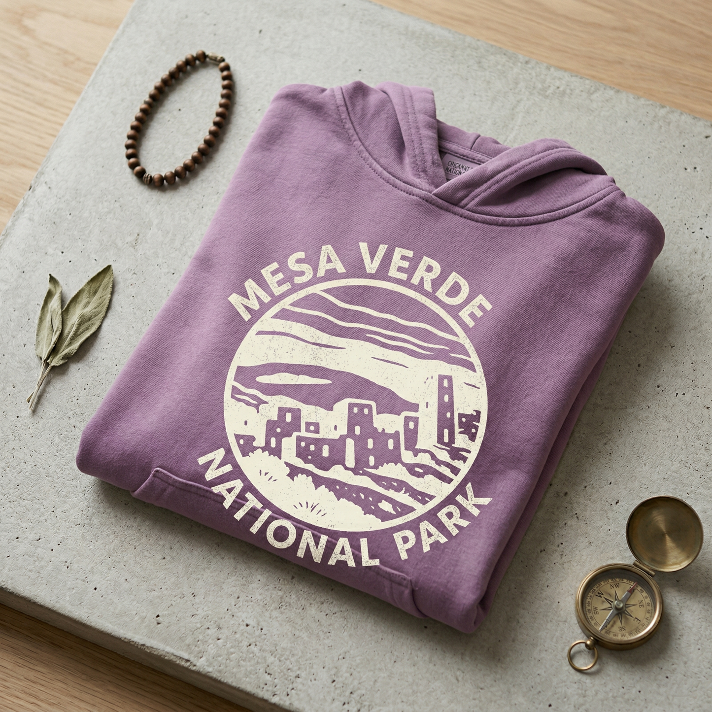 Mesa Verde National Park Hoodie – Vintage Southwestern Landscape Apparel