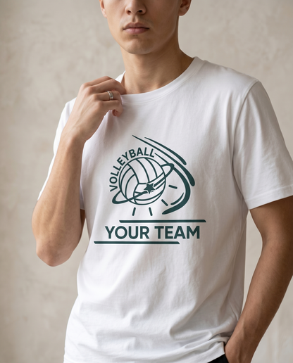Custom Volleyball Team Shirts, Personalized Volleyball Hoodie, Volleyball Sweatshirt, Custom Team Spirit Apparel, Volleyball Mom Gift