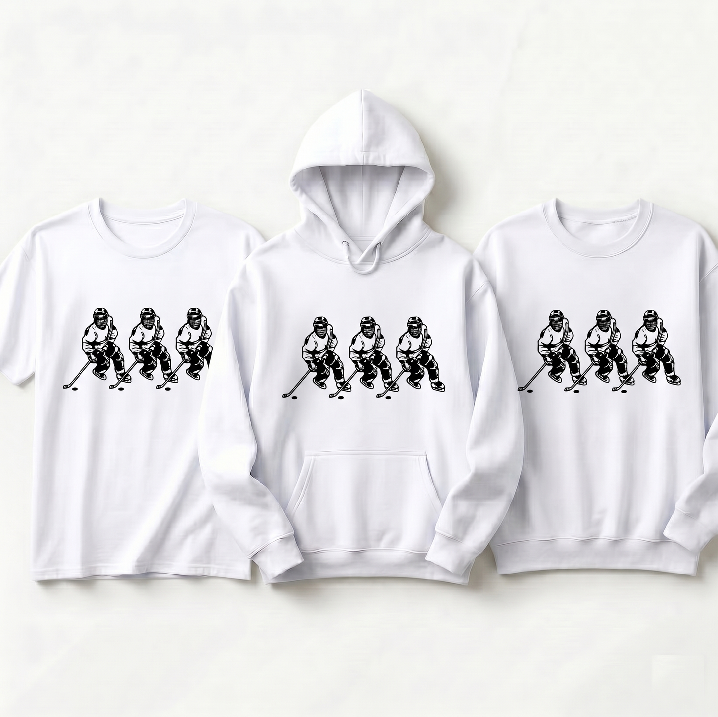 Custom Ice Hockey Hoodie and Shirt, Personalized Hockey Team Gift, Player Sweatshirt with Name and Number, Custom Youth Hockey Apparel
