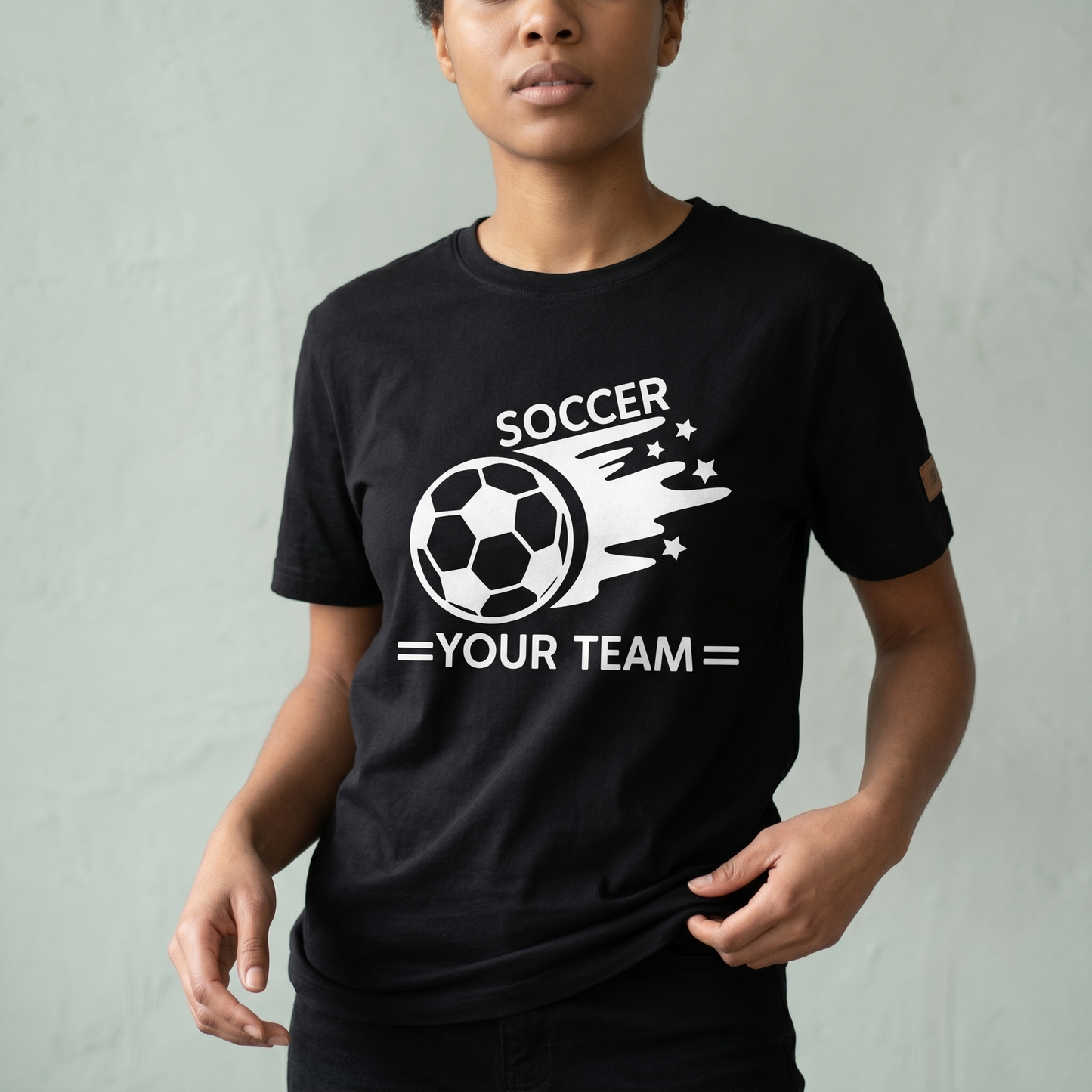 Custom Soccer Team Shirts, Personalized Soccer Hoodie, Comet Soccer Ball Sweatshirt, Custom Team Spirit Apparel, Custom Soccer Coach Gift