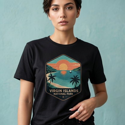 Custom Virgin Islands National Park Hoodie, Personalized Tropical Gift, National Park Sweatshirt, Beach Sunset Graphic Tee