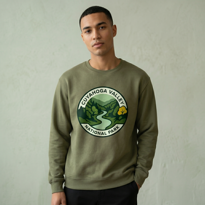 Custom Cuyahoga Valley National Park Shirt, Vintage Ohio Hoodie, Retro Hiking Sweatshirt,  National Park Souvenir Apparel