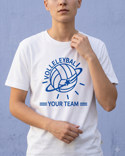 Custom Volleyball Team Shirts, Personalized Volleyball Hoodie, Matching Volleyball Apparel, School Sports Uniforms, Youth Volleyball Shirts