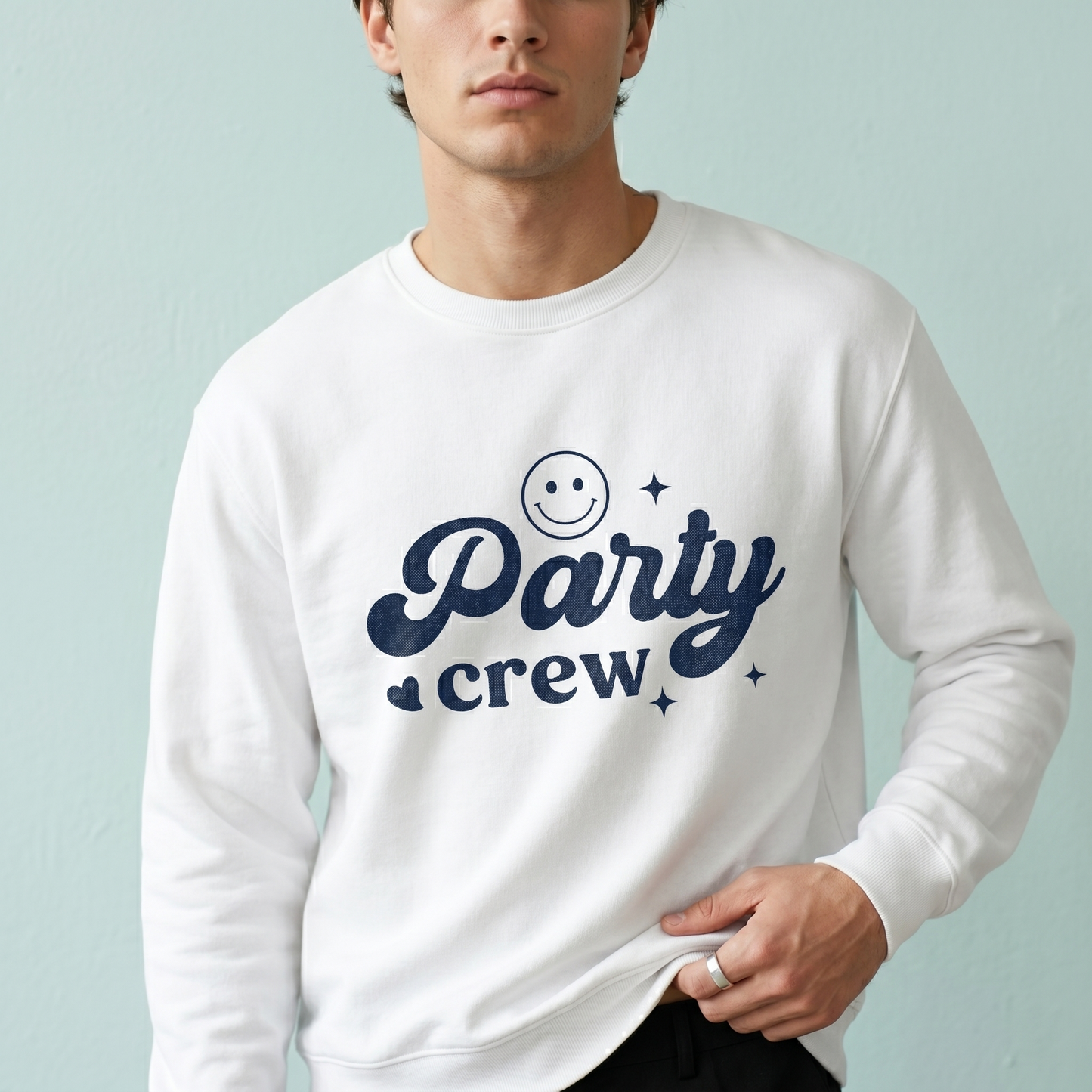 Personalized Group Event Sweatshirt, Matching Party Trip Shirts, Groovy Party Crew Tee, Party Outfits, Birthday Party Crew Hoodies