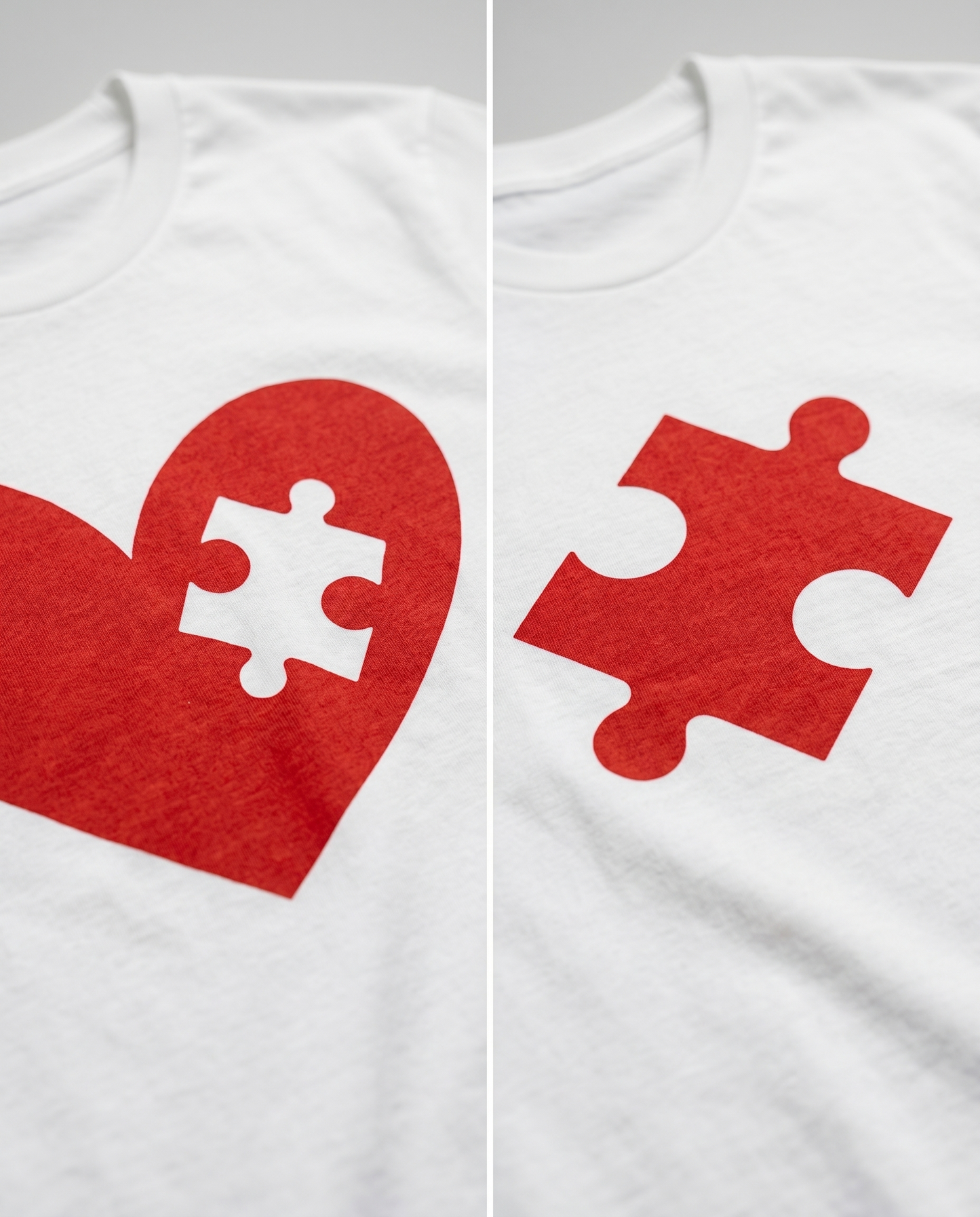 Matching Couple Shirts, Custom Heart Puzzle Piece T-Shirt, Valentines Day Gift for Boyfriend Girlfriend, Anniversary Couple Hoodies