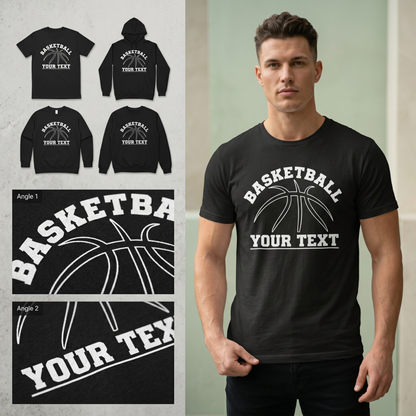Custom Basketball Team Hoodie, Personalized Basketball Name Shirt, Basketball Sweatshirt, Custom Sports Gift ,Basketball Coach Shirt