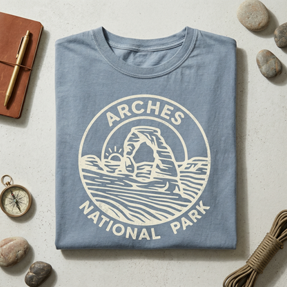 Custom Arches National Park Hoodie - Vintage Utah Sweatshirt - Retro Delicate Arch Pullover - Personalized Nature Gift
