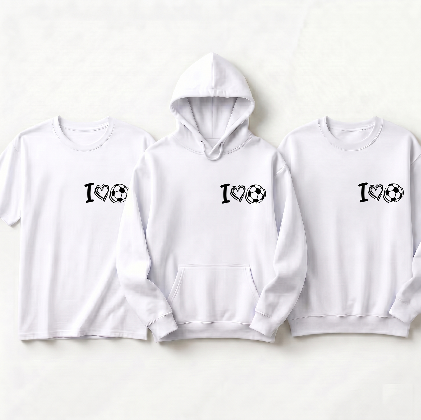 Custom Soccer Mom Gift - Personalized Football Apparel - Youth Soccer Player Hoodie - Minimalist Soccer Gift - Gameday Team Wear