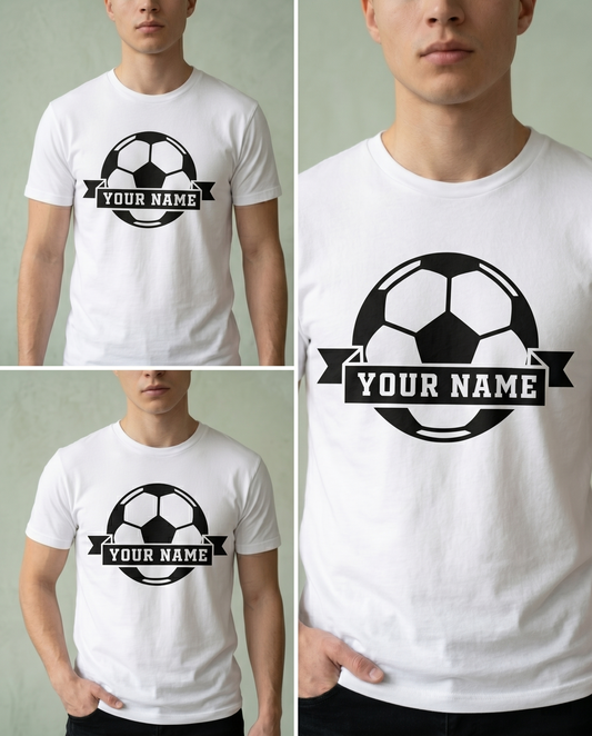 Custom Soccer Name Shirt, Personalized Soccer Hoodie for Kids and Adults, Custom Soccer Ball Sweatshirt, Soccer Team Gift