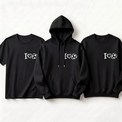 Custom Soccer Mom Gift - Personalized Football Apparel - Youth Soccer Player Hoodie - Minimalist Soccer Gift - Gameday Team Wear