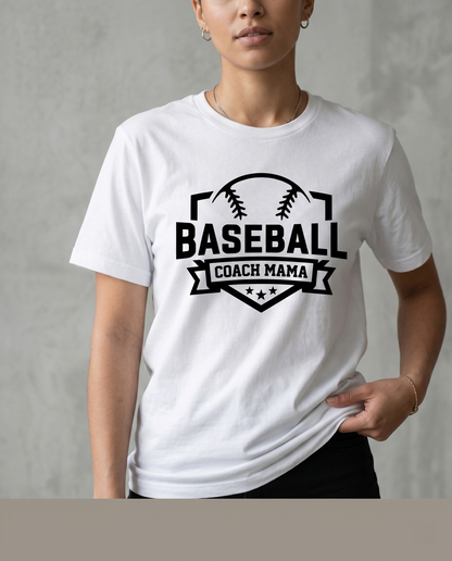 Custom Baseball Coach Mama Shirt, Personalized Baseball Mom Hoodie, Custom Team Name Baseball Sweatshirt, Baseball Coach Gift