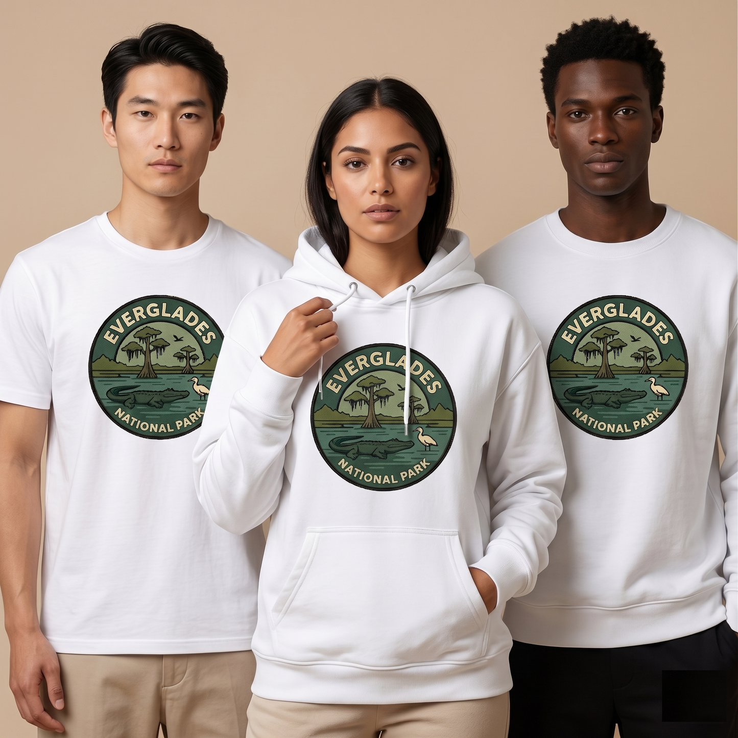 Custom Everglades National Park Shirt, Vintage Florida Hoodie, Retro Wildlife Sweatshirt, Alligator National Park Souvenir Apparel