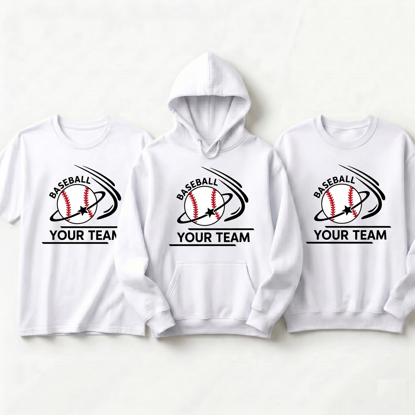 Custom Baseball Team Hoodie, Personalized Baseball Shirt with Team Name, Custom Baseball Player Sweatshirt, Baseball Mom Apparel