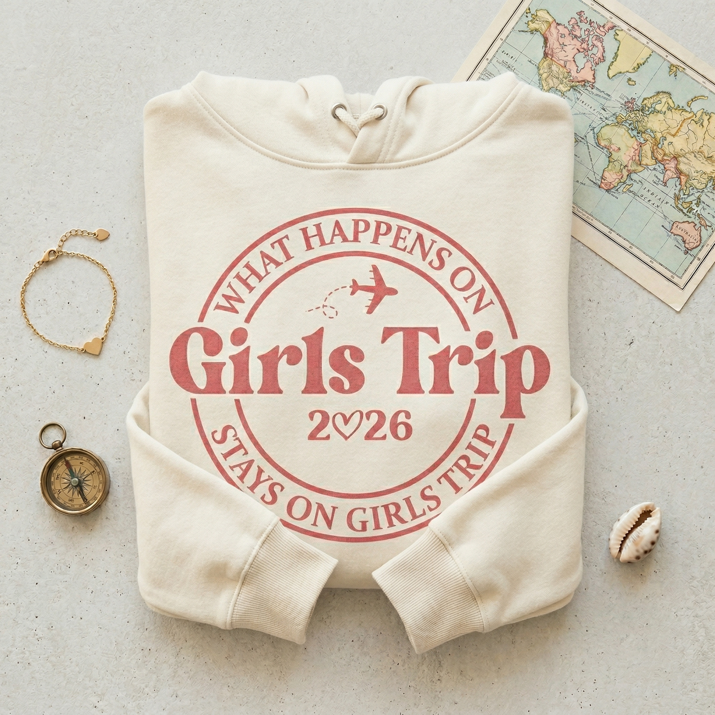 Custom Vacation Tee, Matching Girls Shirts, Retro Airplane Top, Bachelorette Party Shirt, Personalized Group Gift, Summer 2026 Holiday Shirt