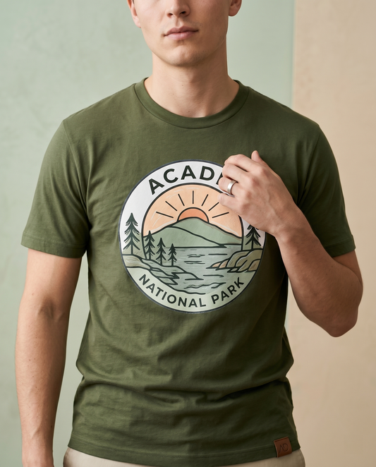 Acadia National Park Hoodie, Maine Nature Sweatshirt, Retro National Park T-Shirt, Custom Outdoorsy Gift, Personalized Hiking Apparel