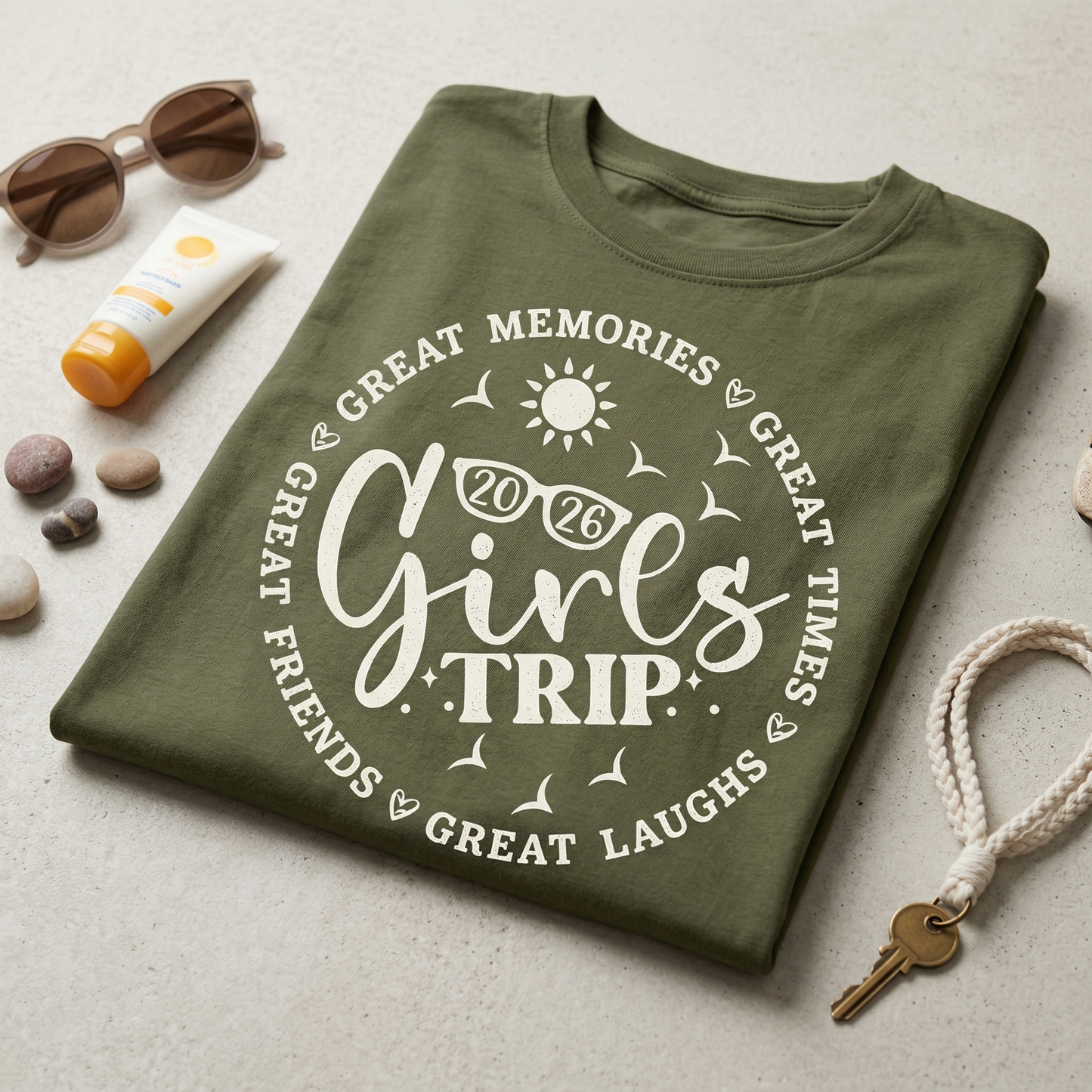 Custom Shirt, Great Memories Matching Tees, Summer Vacation Squad Tops, Personalized Bestie Gift, Bachelorette Party Shirts