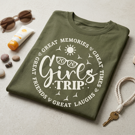 Custom Shirt, Great Memories Matching Tees, Summer Vacation Squad Tops, Personalized Bestie Gift, Bachelorette Party Shirts