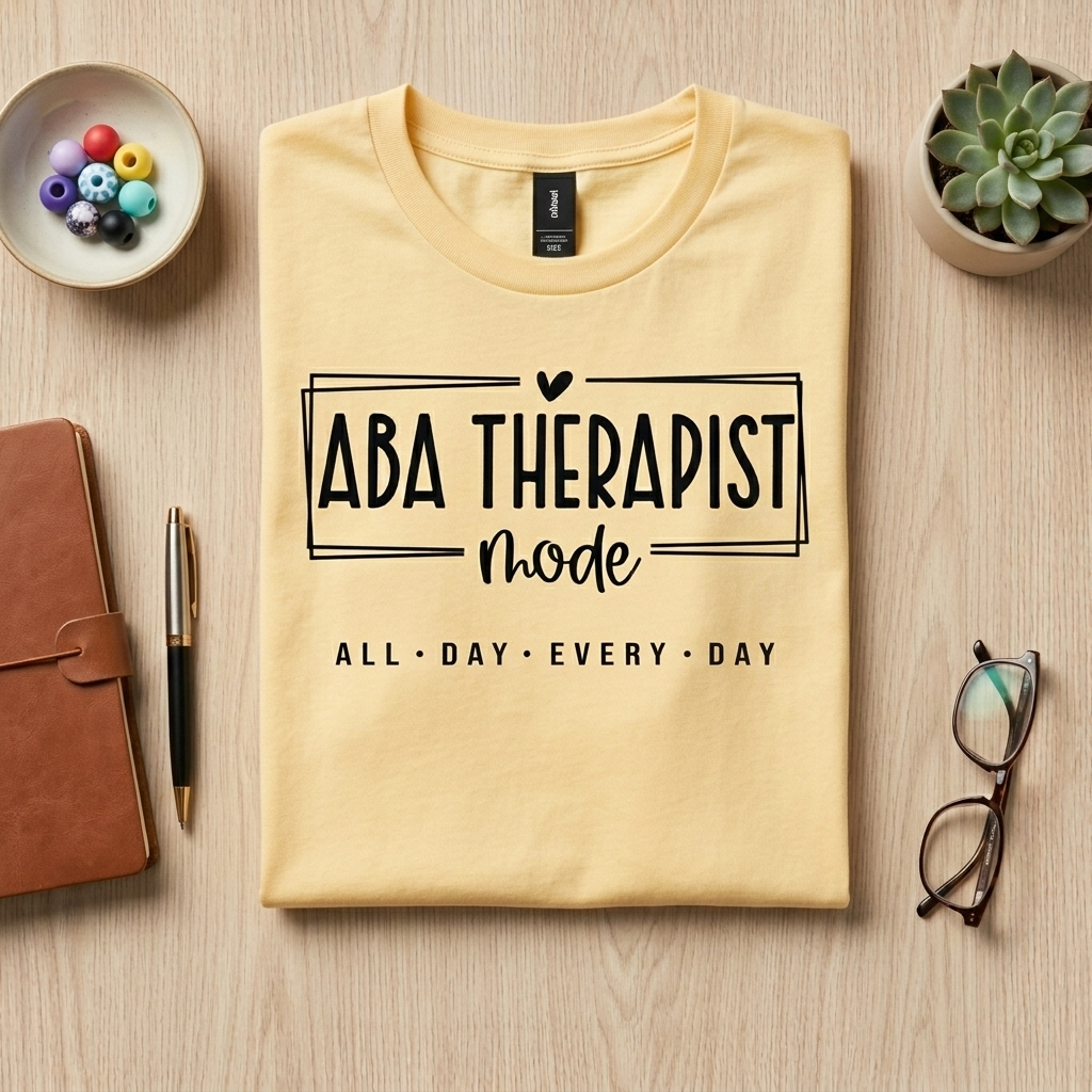 ABA Therapist Mode Shirt – BCBA, RBT Professional Apparel Gift