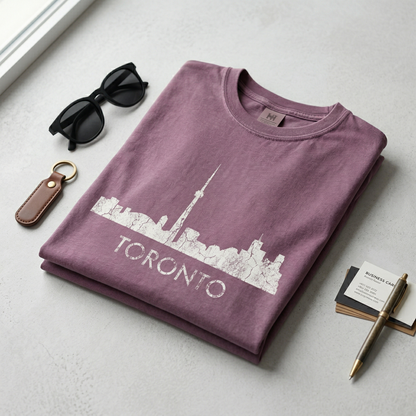 Custom Toronto Skyline Hoodie | Personalized Ontario Sweatshirt | The 6ix Hometown Pride Sweater | Canadian Travel Souvenir Gift