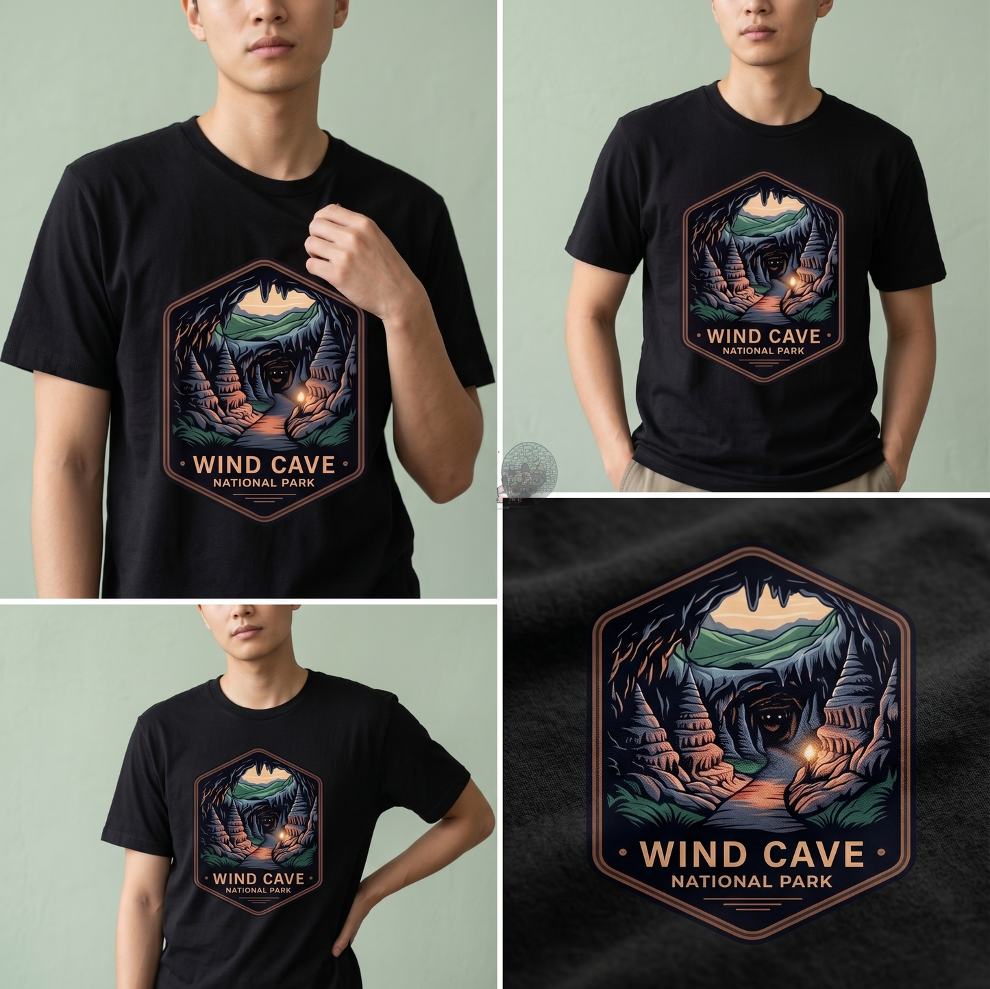 Custom Wind Cave National Park Hoodie, Retro South Dakota Shirt, Personalized Nature Lover Gift, Vintage National Park Sweatshirt