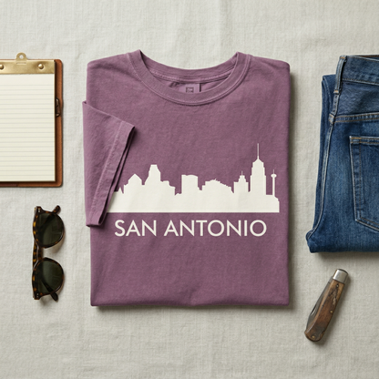 Custom San Antonio Skyline Hoodie | Personalized Texas Sweatshirt | Alamo City Hometown Pride Sweater | Texas Travel Gift