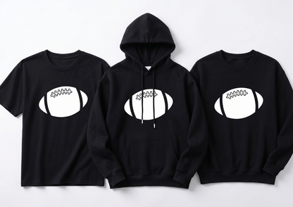 Custom Football Hoodie, Personalized American Football Shirt, Game Day Apparel, Personalized Team Name Sweatshirt, Football Mom Gift