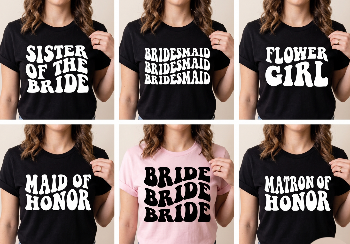Bridal Party Shirts, Personalized Bachelorette Party Tees, Retro Bride Shirt, Bridesmaid Proposal Gift, Custom Wedding Party Outfits