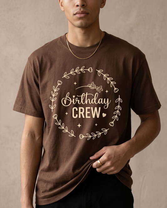 Custom Birthday Crew Hoodie, Floral Birthday Squad Sweatshirt, Personalized Boho Birthday T-Shirt, Matching Birthday Party Shirts