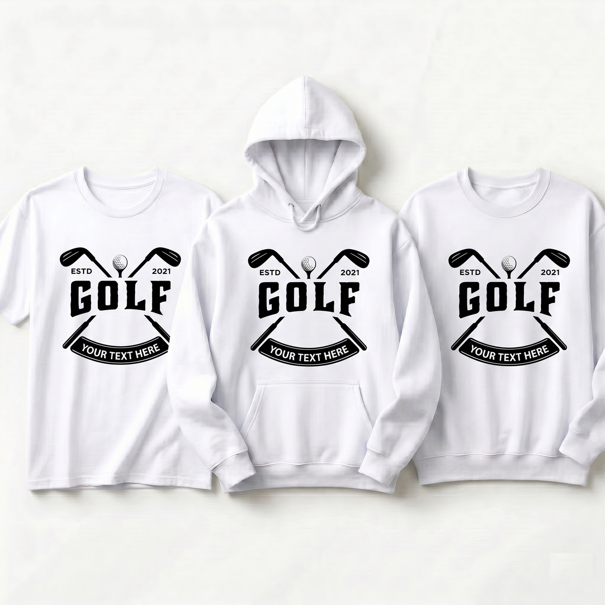 Custom Golf Shirt, Personalized Golf T-Shirt for Men, Custom Name Golf Tee, Golf Gifts, Father's Day Golf Shirt, Custom Country Club Tee