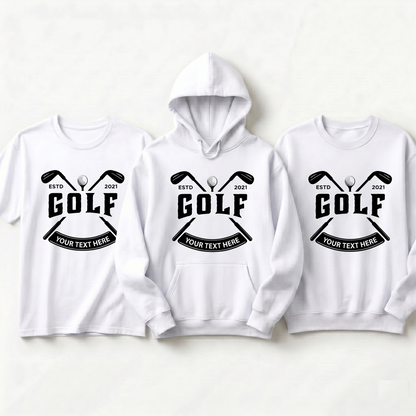 Custom Golf Shirt, Personalized Golf T-Shirt for Men, Custom Name Golf Tee, Golf Gifts, Father's Day Golf Shirt, Custom Country Club Tee