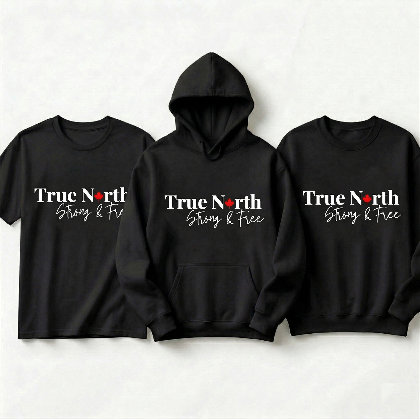 Custom True North Strong & Free Shirt, Canada Hoodie, Personalized Canadian Pride Sweatshirt, Maple Leaf Tee, Custom Gift for Canadians