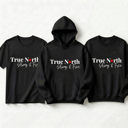 Custom True North Strong & Free Shirt, Canada Hoodie, Personalized Canadian Pride Sweatshirt, Maple Leaf Tee, Custom Gift for Canadians