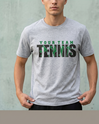 Custom Tennis Team Hoodie, Personalized Tennis Player Shirt, Custom Team Apparel with Name, Tennis Sweatshirt, Personalized Sports Hoodie