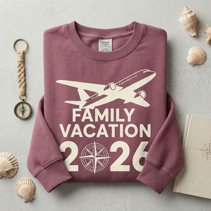 Custom Family Vacation Airplane Shirt, Personalized Family Flight Tee, Matching Group Travel Shirts, Vacation Squad Tee, Custom Travel Gift