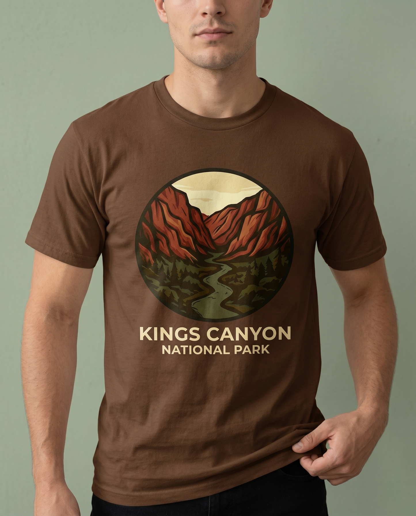 Custom Kings Canyon National Park Shirt, Vintage Mountain Hoodie, Personalized Nature Lover Sweatshirt, Retro Outdoor Adventure Apparel