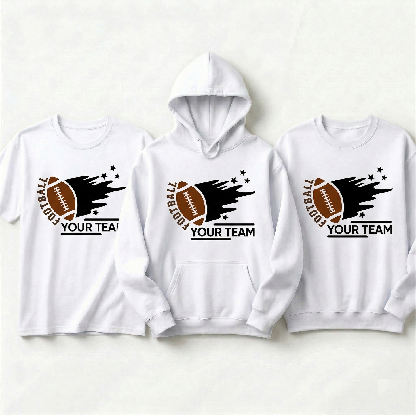 Custom Football Team Hoodie, Personalized Football Sweatshirt, Custom High School Football Shirt with Name, Personalized Football Mom Gift