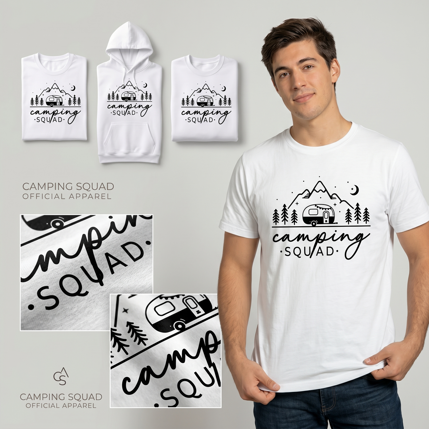 Custom Nature Trip Gift, Camper Life Shirt, Hiking Group Pullover, Personalized Mountain Trip Gear, Adventure Squad Outfit