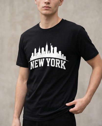 Custom City Skyline Hoodie, Personalized New York City Sweatshirt, Custom Travel Souvenir Apparel, Any City Skyline Shirt