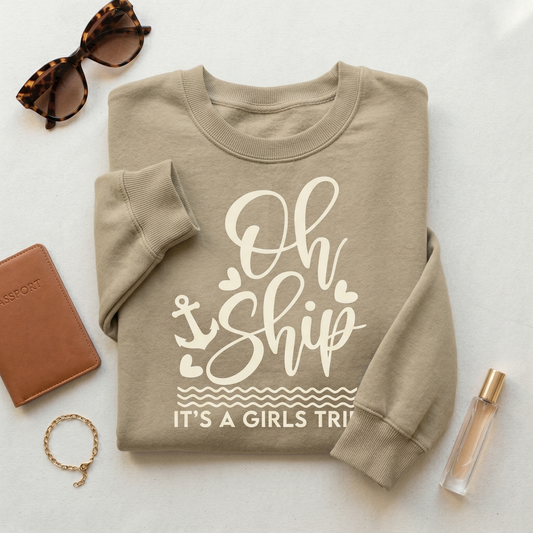 Custom Cruise Vacation Tee, Nautical Girls Weekend Shirt, Funny Matching Cruise Squad Tops, Personalized Boat Trip Gift