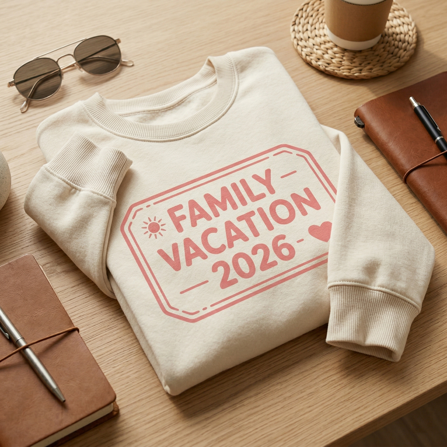 Custom Family Vacation 2026 T-Shirt, Personalized Family Trip Shirt, Matching Group Travel Tees, Summer Vacation Gift