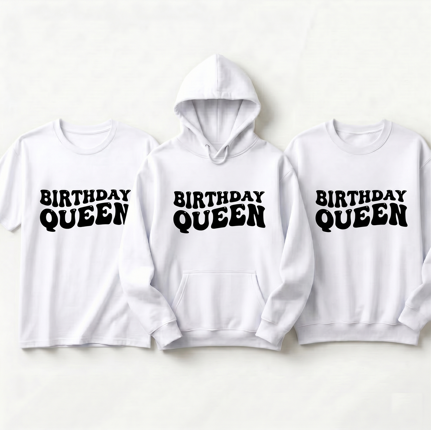 Custom Birthday Hoodie | Personalized Retro Birthday Sweatshirt | Groovy Birthday Girl T-Shirt | Custom Matching Birthday Squad Apparel